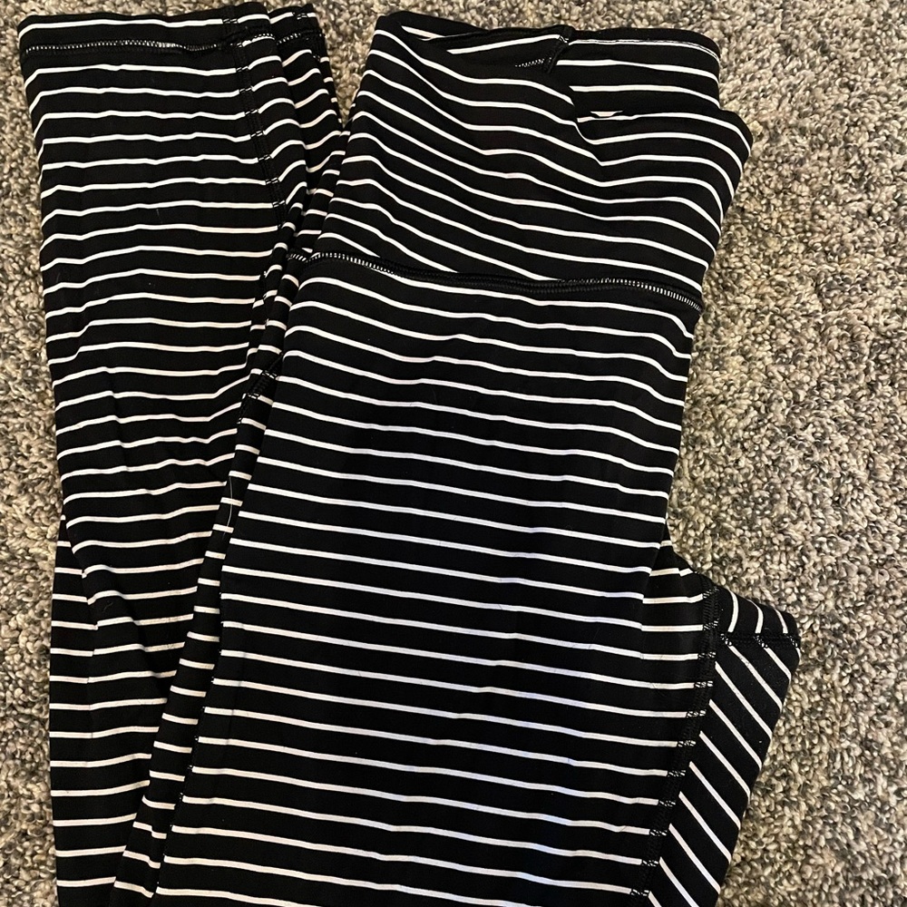 Lululemon striped leggings
